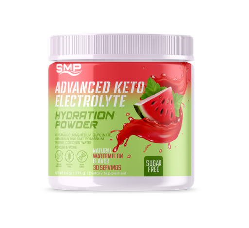 [POW101820] Sugar Free Advanced Keto Electrolyte Hydration Powder - Natural Watermelon Flavor 172.8g (Serving Size: 5.76g, 30 Servings)