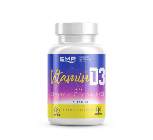 [SOF100680] Vitamin D3 w/ Coconut Oil 5,000 IU Softgels