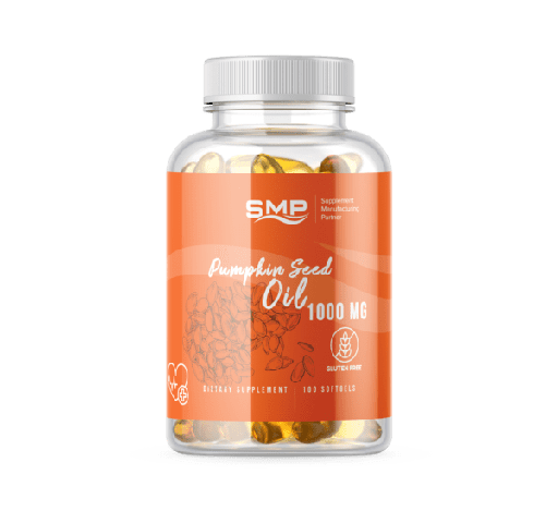 [SOF100683] Extra Virgin Cold-Pressed Pumpkin Seed Oil w/ Linoleic, Oleic, Stearic & Palmitic Acid – 1000 mg