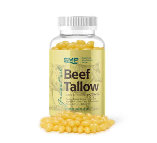 [SOF101188] Grass Fed Beef Tallow Softgels - Pasture Raised Bovine - Ancestral Superfood 