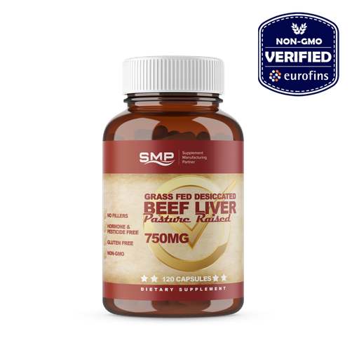 [CAP100655] Beef Liver Capsules, Size '00'