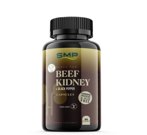 [CAP101236] Grass Fed Beef Kidney + Black Pepper Capsules - Non-GMO – Hormone, Pesticide & Filler Free – Freeze-Dried