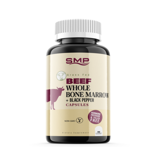 [CAP101237] Grass Fed Beef Whole Bone & Marrow + Black Pepper Capsules - Non-GMO – Hormone, Pesticide & Filler Free