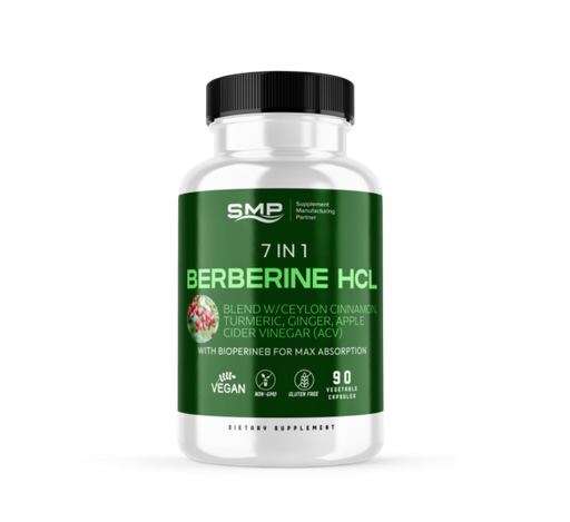 [CAP101463] 7 In 1 Berberine HCL + Blend Capsules