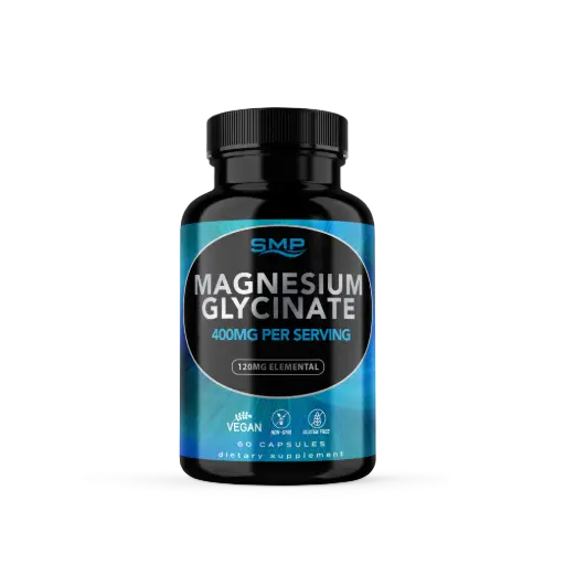 [CAP101707] Magnesium Glycinate 400mg Per Vegetable Capsules (120mg Elemental)