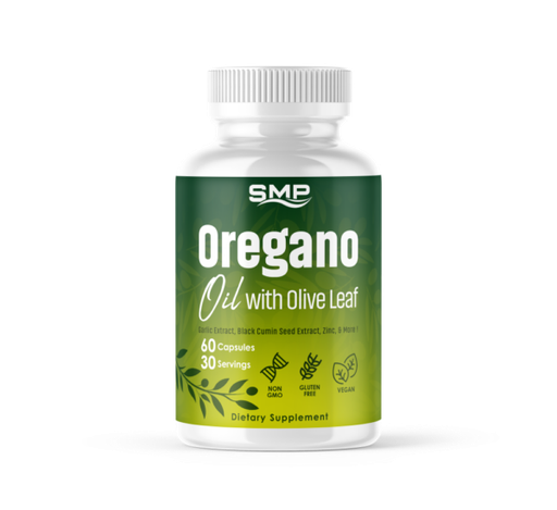 [CAP102226] Stock Oregano Olive Leaf Blend Capsules, Size '00'