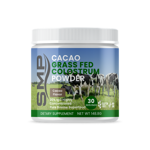 [POW101689] SKU: 101689 Organic Cacao Grass Fed Colostrum Powder 148.8g (30 Servings)