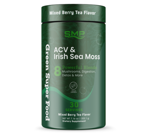 [POW101502] ACV + Organic Irish Sea Moss Green Superfood Powder 203.1g (30 Servings)