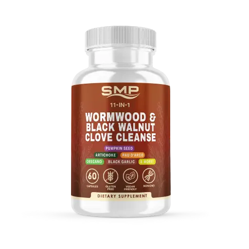 [CAP102519] Stock 11-in-1 Wormwood & Black Walnut Clove Cleanse Capsules, Size '00'