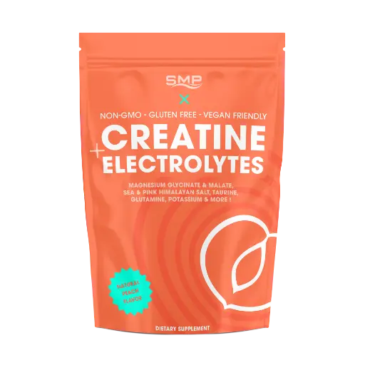 [POW102602] Stock Natural Peach 'Hydrate' Creatine Electrolyte Powder 335g (30 Servings)