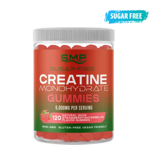 [GUM102706] Sugar Free Natural Strawberry Watermelon Creatine Gummies 1.25g