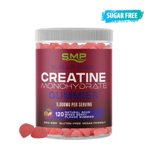 [GUM102707] Sugar Free Natural Mixed Berry Creatine Gummies 1.25g